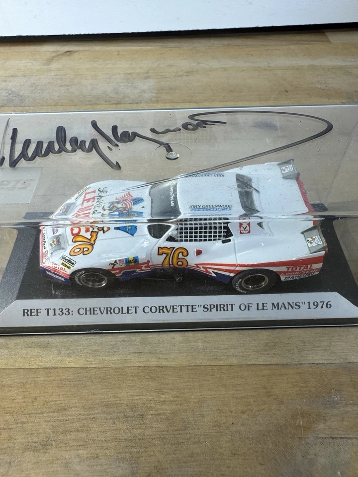 Starter CORVETTE SPIRIT OF LE MANS 1976 1:43 SLOT Autographed By Hurley Haywood - Image 2 of 4