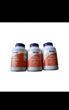 NOW Hemp Seed Oil Softgels 120 Count X 3 Non-GMO Essential Fatty Acids 09/2026