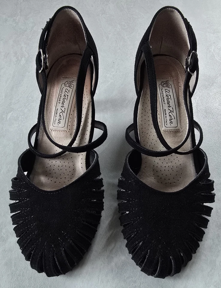 Diamant Damen Tanzschuhe, Größe 6, schwarz, Absatz 5 cm - Bild 2 von 4