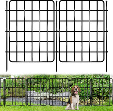 30ft x 17in Garden Fence Animal Barrier, 28 Panels No Dig Fence Border