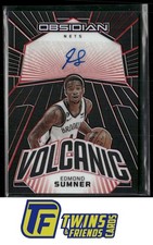 2022-23 Panini Obsidian #VS-SNB Edmond Sumner Volcanic Signatures /5