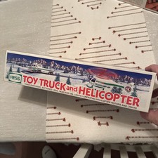 Vintage 1995 Hess Toy Truck and Helicopter New In Box MIB NOS Mint! Gasoline