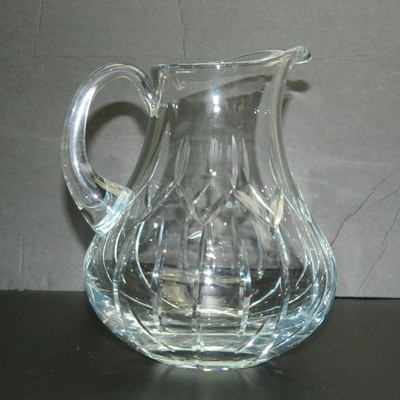 Block Crystal Ballet Pitcher, 60oz, Lead Free, Home Decor from Poland