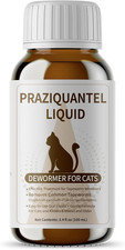Praziquantel 0.5 Tapeworm Treatment Dewormer for Cats  Kittens 6 Weeks and Old