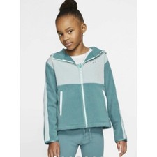 Nike Kids Dri-Fit Fleece Jacket Teal XL