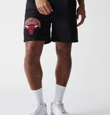 New Era -  NBA Chicago Bulls Shorts Hose Gr M Neu Arch Graphic Mesh