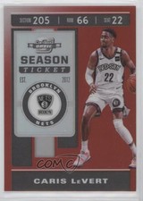 2019-20 Panini Contenders Optic Season Ticket Red Prizm Caris LeVert #67 0a3