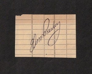 Elvis Presley American Singer Musician Original Signed Autograph Cut Signature