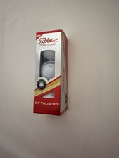 Titleist DT Trusoft 3 Pack Golf Balls New