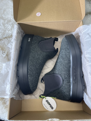 🧡*NIB* OOFOS Women's Size 9 Oomega Londoner Recovery Boot Black