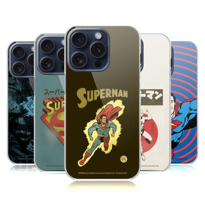 OFFICIAL SUPERMAN DC COMICS VINTAGE FASHION BACK CASE FOR APPLE iPHONE PHONES