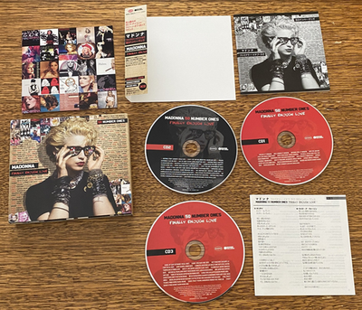 MADONNA - Finally Enough Love (50 Number Ones). Japanese Triple CD