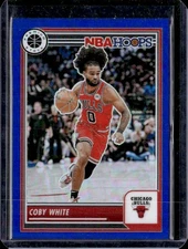 2023-24 Hoops Premium Stock #278 Coby White Blue Prizm #/120