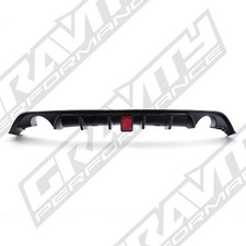 HECK F1 LICHT DIFFUSOR TCR STYLE GLANZ SCHWARZ FÜR VW GOLF MK7.5 GTI GTE GTD 17-19