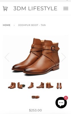 3DM Lifestyle Men's Jodhpur Leather Ankle Boots Size 9 New . 249.00 new 
