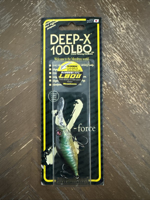 Megabass Deep-X 100 LBO Deep Diving Crankbait Japanese Bass Fishing Hard Bait