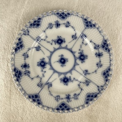 Royal Copenhagen Blue Fluted Full Lace Dessert Pie Side Plate 1 / 1087