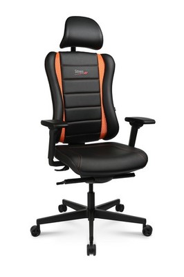 Bürostuhl Drehstuhl Gamingstuhl Topstar Sitness RS Pro schwarz orange