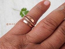Pure Copper wrap Ring - Copper Ring, Copper Arthritis Ring - Bridesmaids Gift