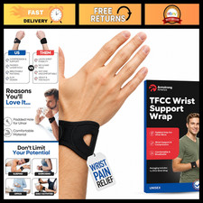 Compression Wrist Brace for TFCC Tears  Carpal Tunnel Relief  Padded Support f
