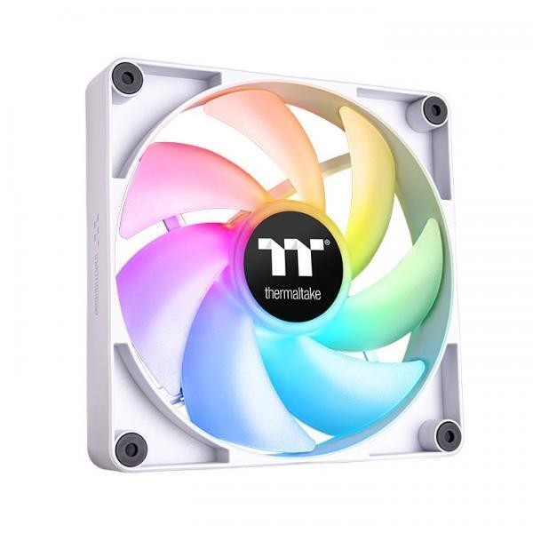 Thermaltake CT140 ARGB Sync PC Cooling Fan, 140mm, Bianco - Kit 2 Pezzi