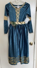 Disney Princess Merida Brave Costume Dress Kids Size 11/12 Large New w/ tags