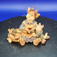 Boyds Bears  Friends 'The Purrstone Collection' Reading Cats 4" Figurine