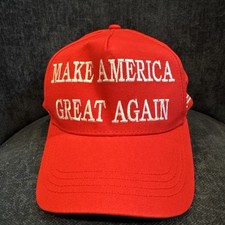 Trump 2024 Hat 45-47 MAGA Make America Great Again w/ Flag Baseball Cap red