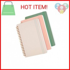 Utron 3 PCS Small Spiral Notebook 5x7, Notebooks for Note Taking, Morandi Spiral