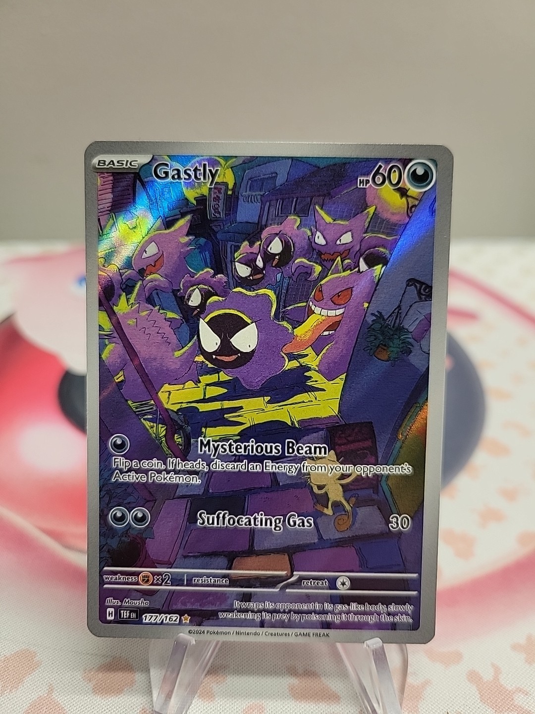 Gastly 177/162 NM Illustration Rare Sv: Temporal Forces Holo Pokemon TCG