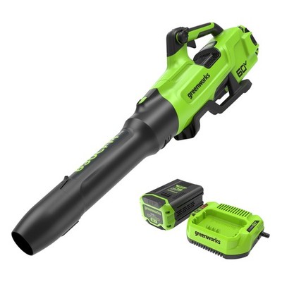 Greenworks 2429902 60V 630 CFM 170 MPH Leaf Blower with 2.5 Ah