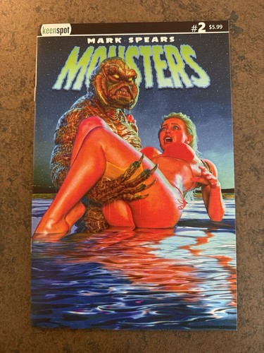 Mark Spears Monsters #2, Cover C. Creature From The Black Lagoon. 3830 Copies - 第 1/7 張圖片