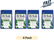 Dr Teal's Pure Epsom Salt Soaking Solution, Relax  Relief with Eucalyptus 4Pack