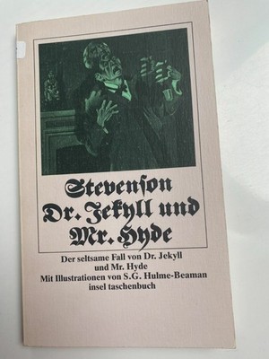 Stevenson  Dr. Jekyll und Mr. Hyde Insel Taschenbuch K371-22 Stevenson:
