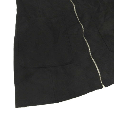 ZARA BASIC Jacket No Collar Long Length Nubuck Te… - image 5