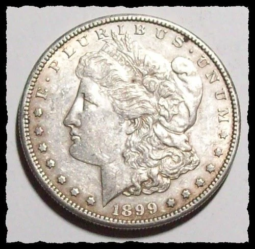 1899-P MORGAN DOLLAR SEMI-KEY DATE Sharp XF+ / AU  #27D60 .900 Fine SILVER COIN