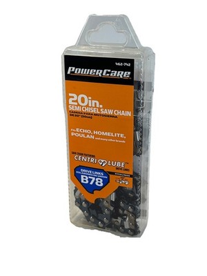 2 Pack 20 Inch B78 Semi Chisel Chainsaw Chain  .325 Pitch .050 Ga 2 Pack