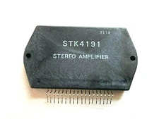 STK4191 STEREO  Amplifier + Heat Sink Compound New Original SANYO