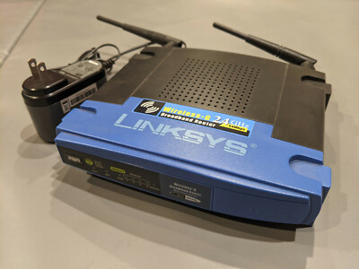 Linksys WRT54G 54 Mbps 4-Port 10/100 Wireless G Router w/ Tomato Firmware