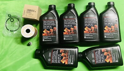 2012-2014 VW Passat 2.0T TDI CKRA Engine Oil+ Filter + Drain Plug Kit
