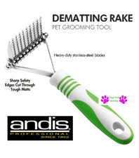 ANDIS  DEMATTING RAKE Safety Blades Y Tool DO...