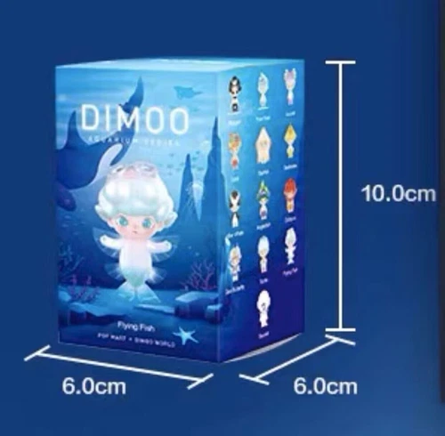 POP MART Dimoo Aquarium Serie Meerestier Blindbox Bestätigte Figur Neu Spielzeug - Bild 4 von 30