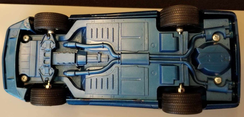 Vintage AMT Ertl 1991 Chevy Corvette ZR1 Quasar Blue Promo Dealer Model 6934 MIB - Picture 11 of 13