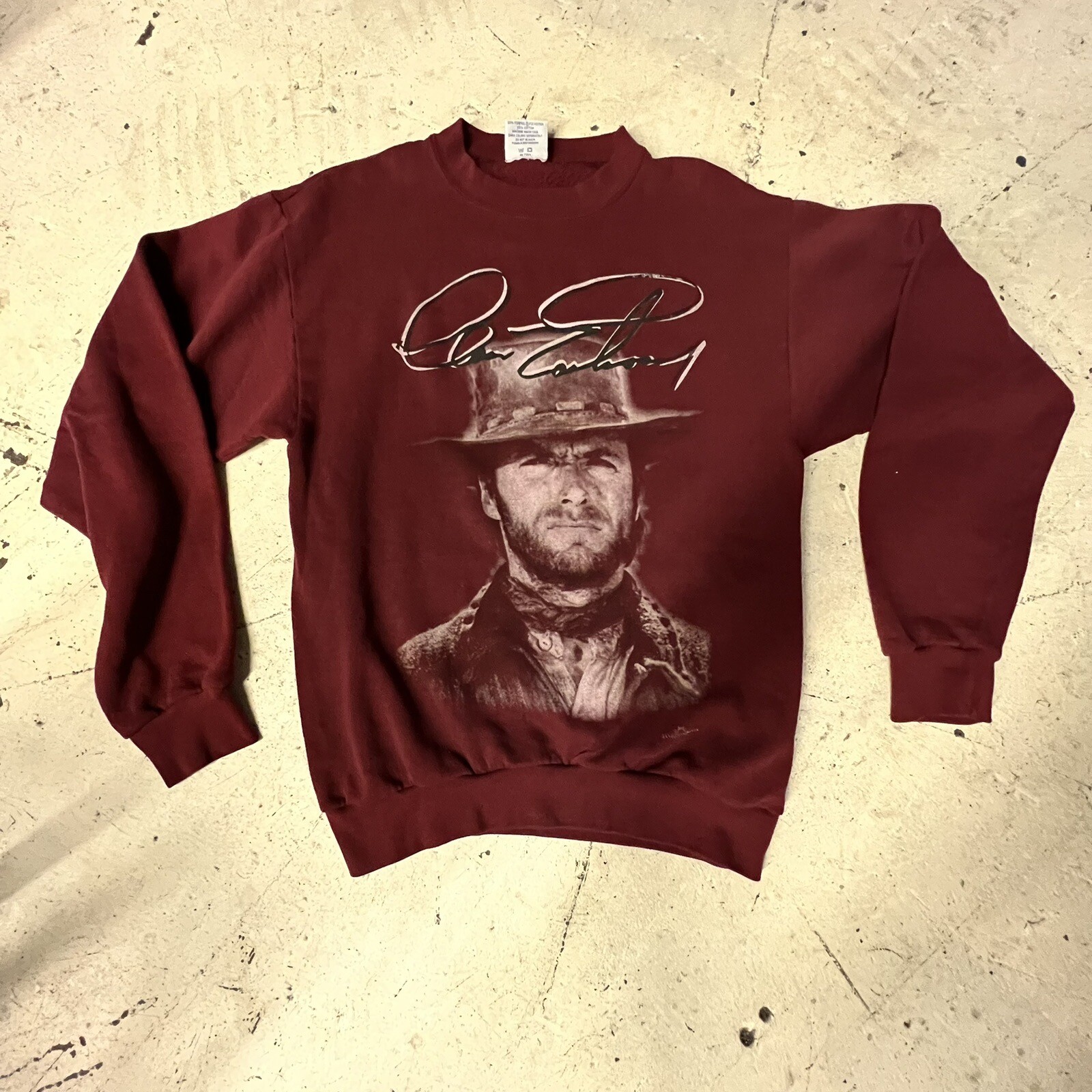 Clint Eastwood Crewneck Made In USA Size Small