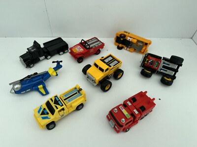 Vintage Zybot Transformer Roboter Spielzeug Konvolut Restposten Maschine Robo Bandai 80er