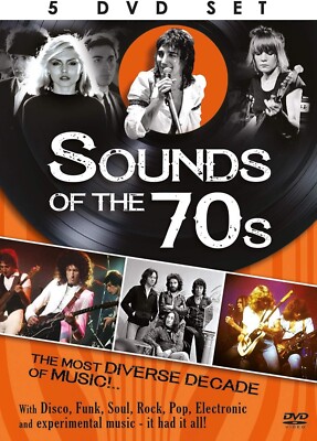 SOUNDS AND MUSIC FROM THE 1970s Disc DVD boxset 70s Hits Song