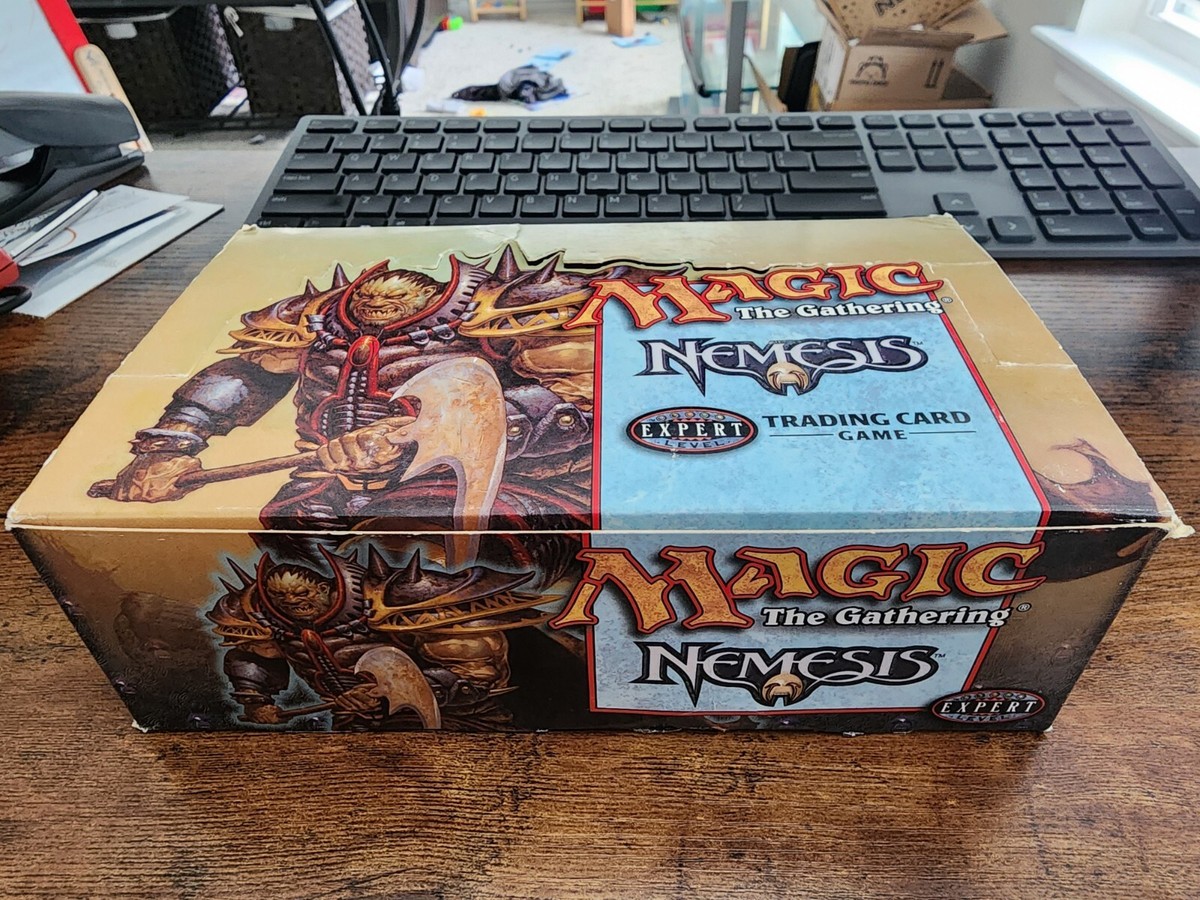 MTG Nemesis Booster Box Vintage EMPTY Cheapest on eBay! 2000 Magic WOTC |  eBay