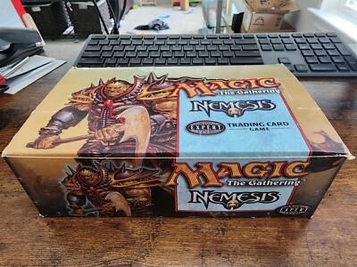 mtg nemesis booster box Magic: The Gathering MTG TCG: Theros Beyond Death Collector Booster Bo –  Shopville main image 0