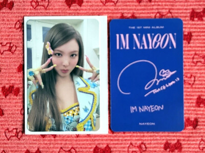 TWICE - IM NAYEON - 1st Mini Ablum - POP - Official Photocards | eBay