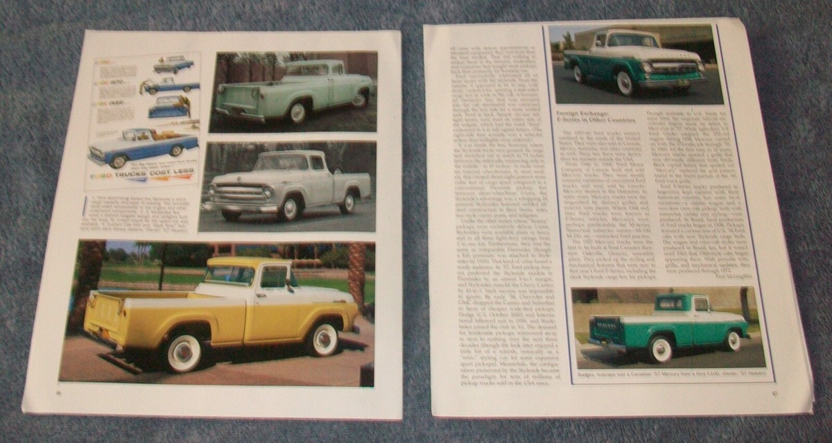 1957-60 Ford F-Series Light-Duty Trucks history Info Article